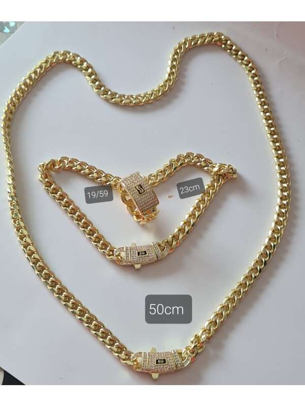 Exklusives Schmuckset – Vergoldet mit 14K Gold