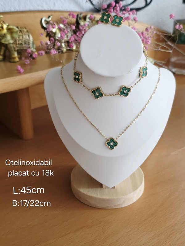Kleeblatt Schmuck-Set