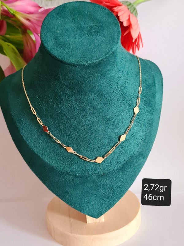 Feine Halskette aus 14K Gold – 46 cm | 2,72 g