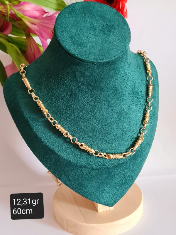 Massive Halskette aus 14K Gold – 60 cm | 12,31 g