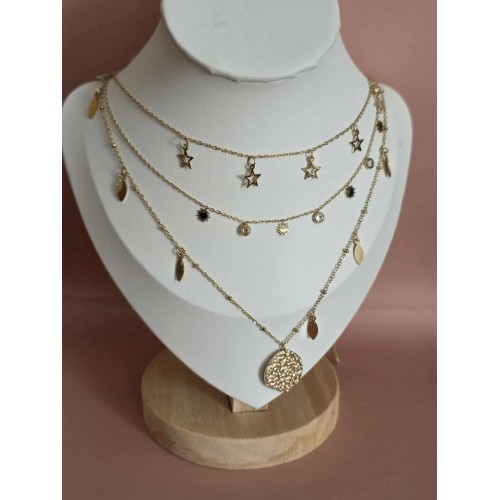 Mehrschichtiges Collier