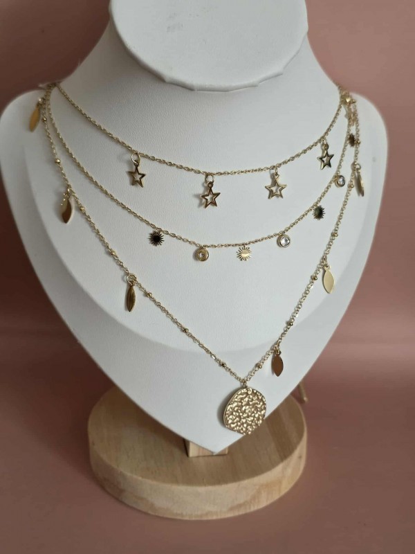 Mehrschichtiges Collier